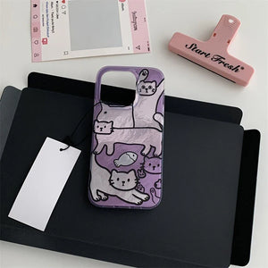 Cat Metallic Phone Case