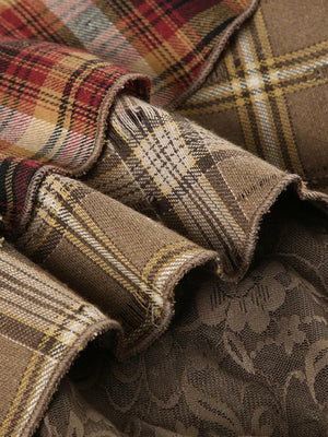 Fairy Grunge Patchwork Mini Skirt