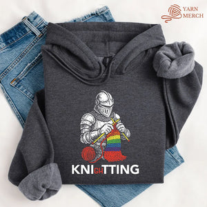Knight Knitting Hoodie