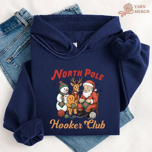 North Pole Crochet Club Hoodie