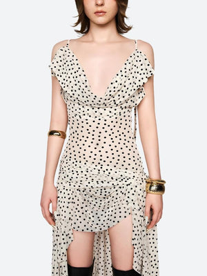 Polka Dot Mini Dress