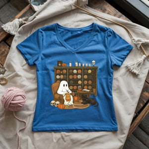 Boo Yarn Lady V-neck