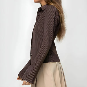 Striped Button Down Shirt