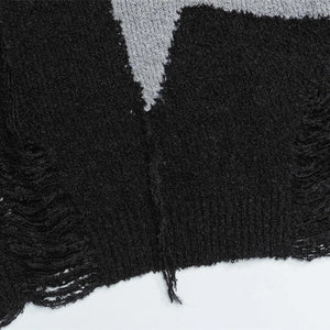 Y2K Distressed Sweater