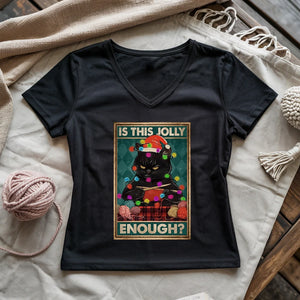 Is This Jolly Enough Lady V-neck