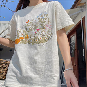 Plant Mom Aesthetic Graphic T-Shirt