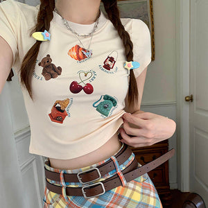 Kawaii Aesthetic Baby Tee
