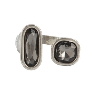 Minimalist Aesthetic Silver Ring Set