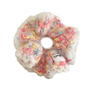 Pastel Crochet Scrunchie