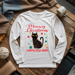 Meowy Christmas Long Sleeve T-shirt
