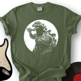 Dinosaur Playing Harmonica T-Shirt