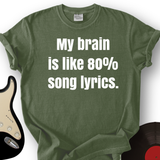 Brain of Lyrics T-Shirt