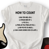 How To Count T-Shirt