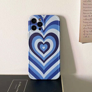 Blue Heart iPhone Case