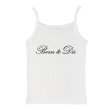 Born to Die Y2K Tank Top