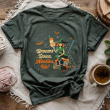 Broom Down, Needles Up T-shirt