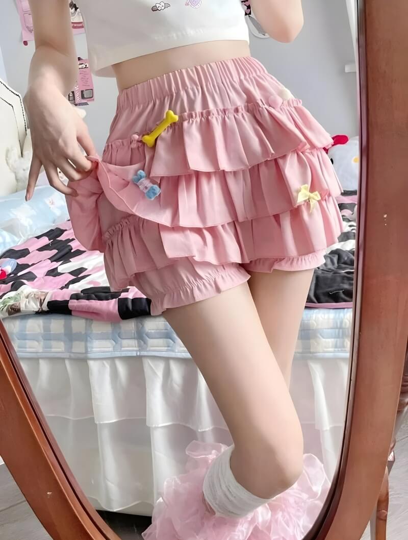 Coquette Ruffle Mini Skort