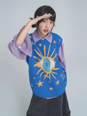 Eye Sweater Vest