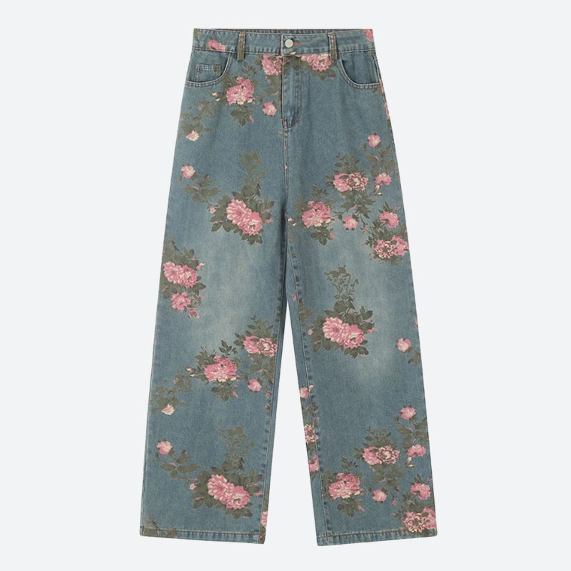 Floral Jeans