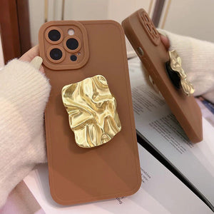 Golden Brown iPhone Case