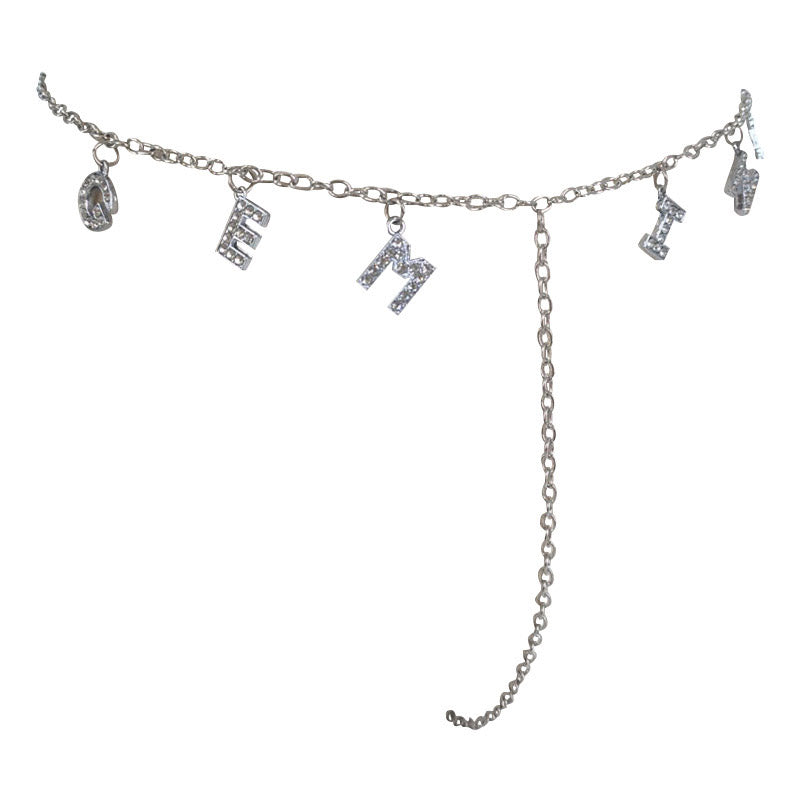 Zodiac Signs Chain Belt