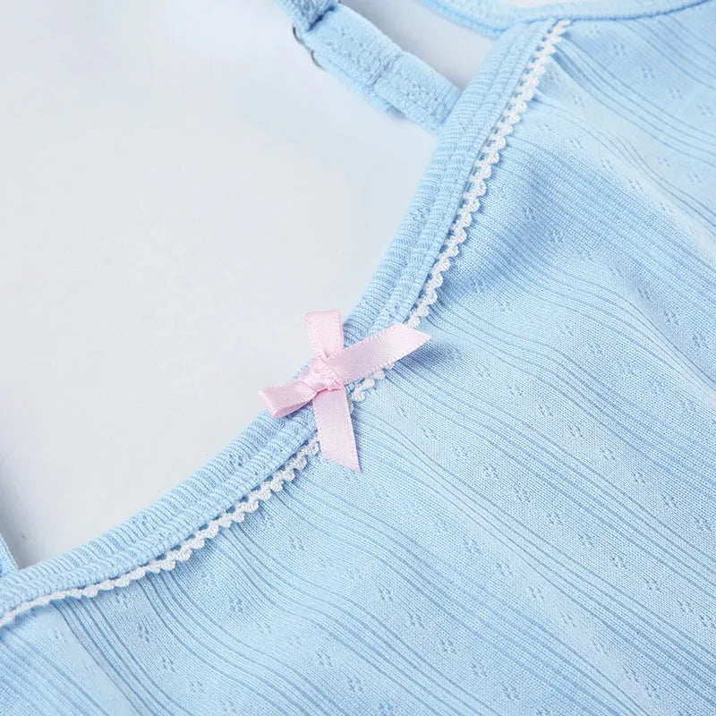 Pointelle Two Piece Pajama Set