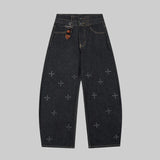 Rhinestone Detail Jeans