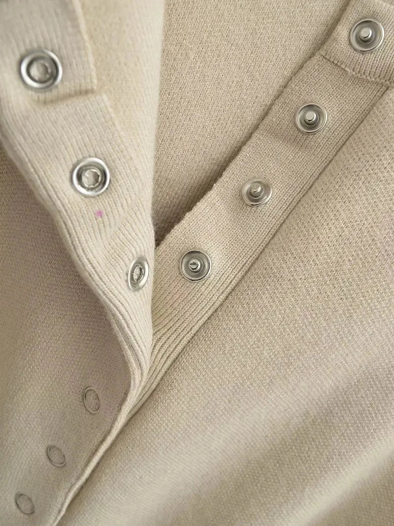 Ribbed Slim Fit Cardigan