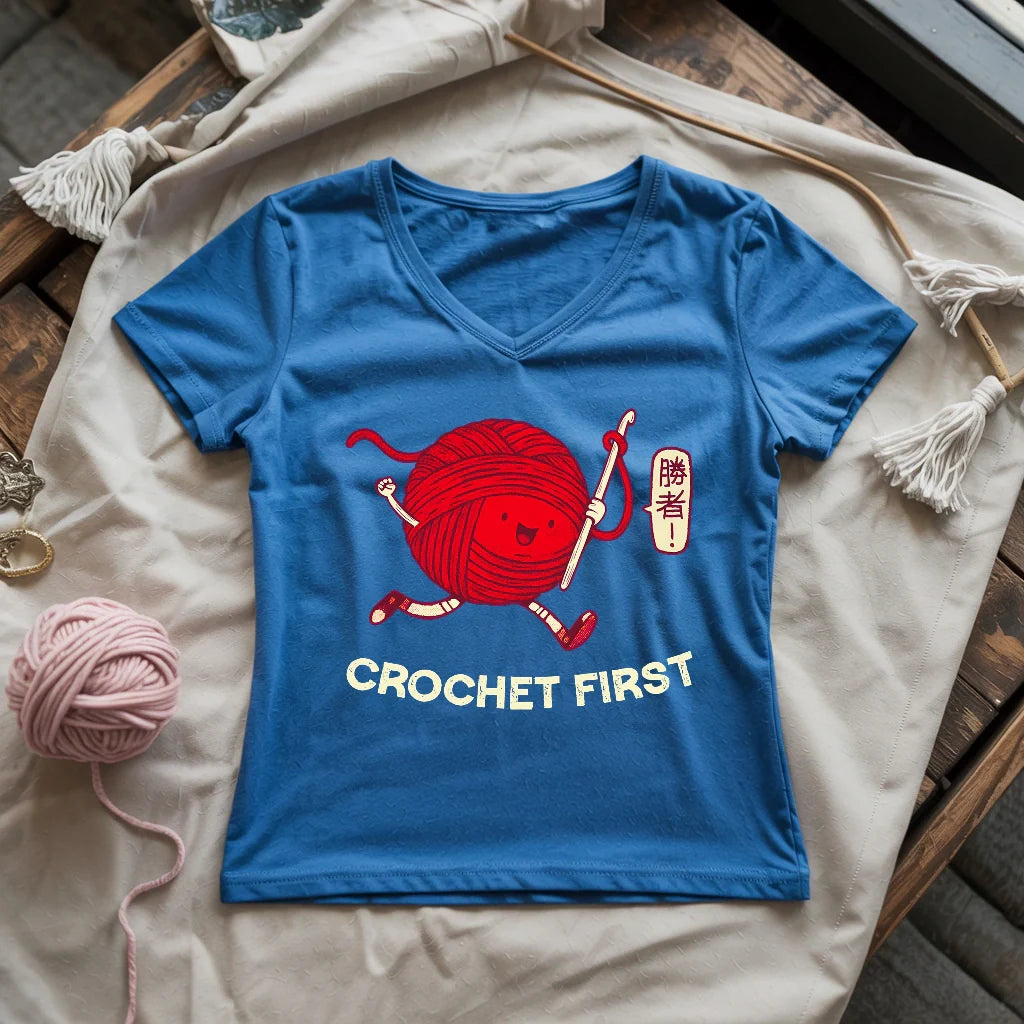 Crochet First Lady V-neck