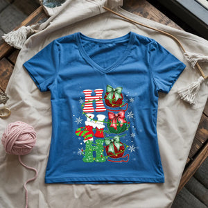 Ho Ho Ho Lady V-neck
