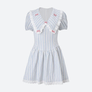 Soft Girl Chelsea Collar Mini Dress