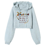 Chemistry Knit Cropped Hoodie
