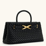 Woven Top Handle Bag
