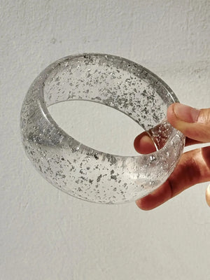 Y2K Clear Resin Bracelet