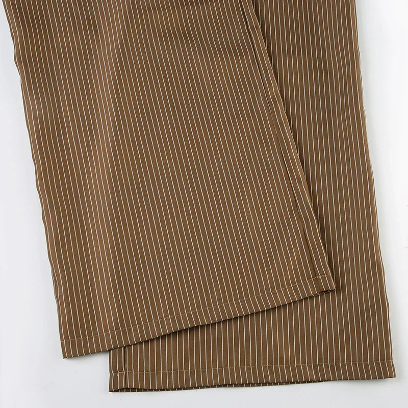 Y2K Pinstripe Baggy Pants