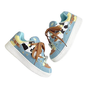 Teen Craft Denim Star Sneakers