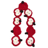 Apple Core Crochet Scarf