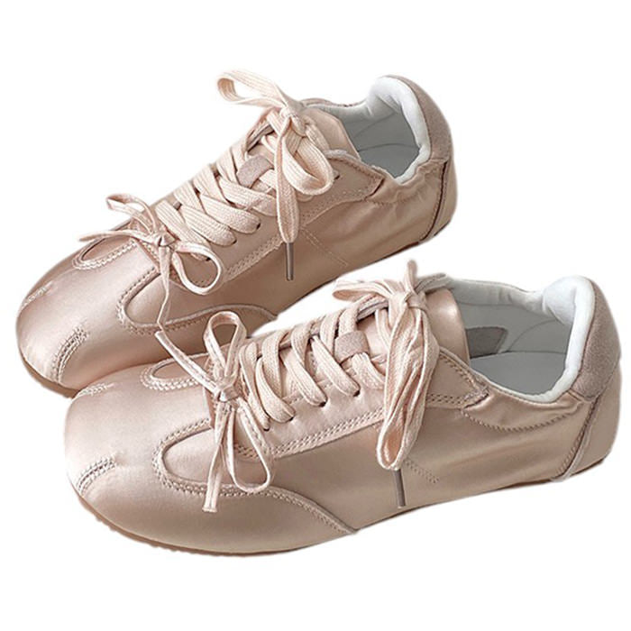 Balletcore Aesthetic Bow Sneakers