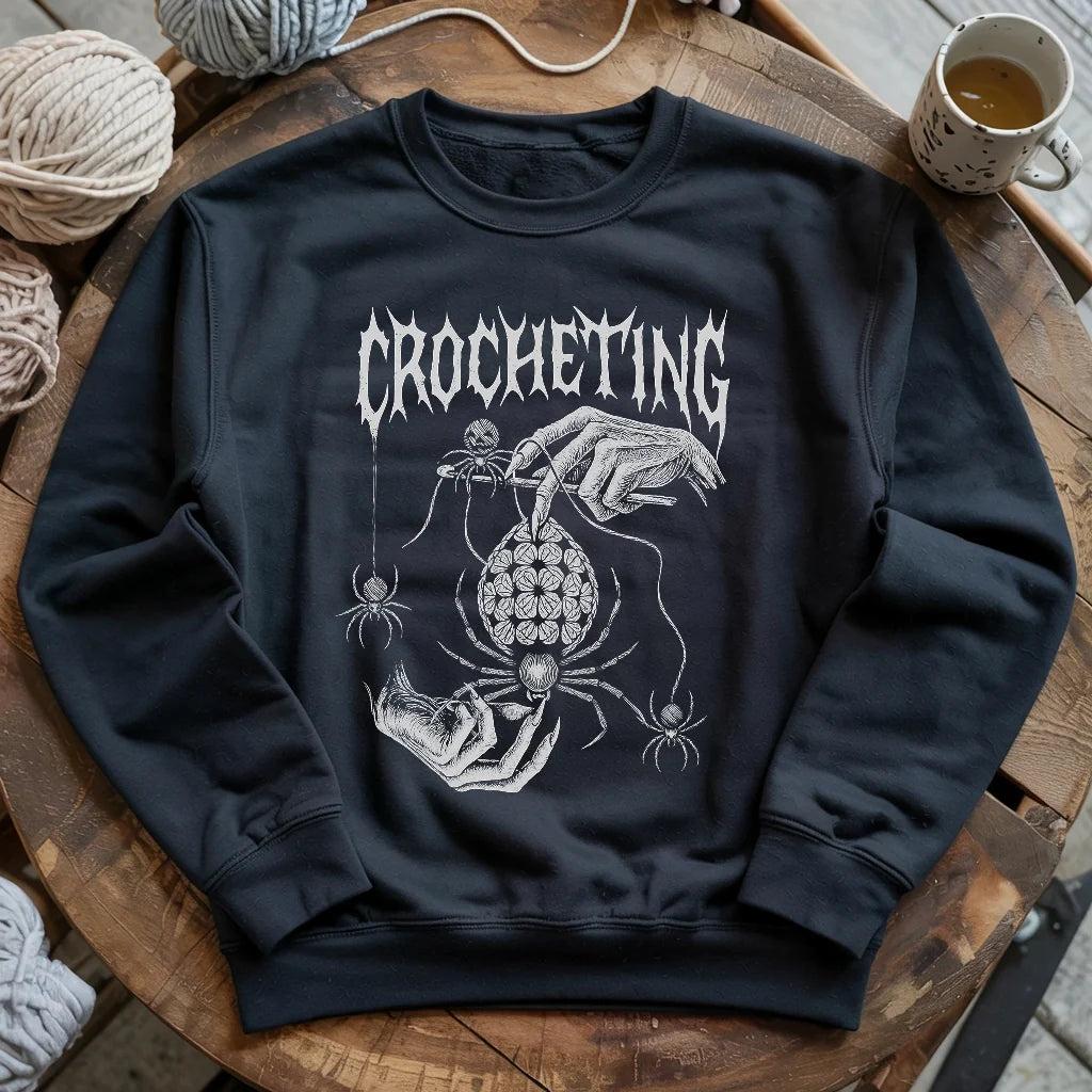 Gothic Crocheter Sweatshirt