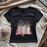 The Yarn Library Lady V-neck