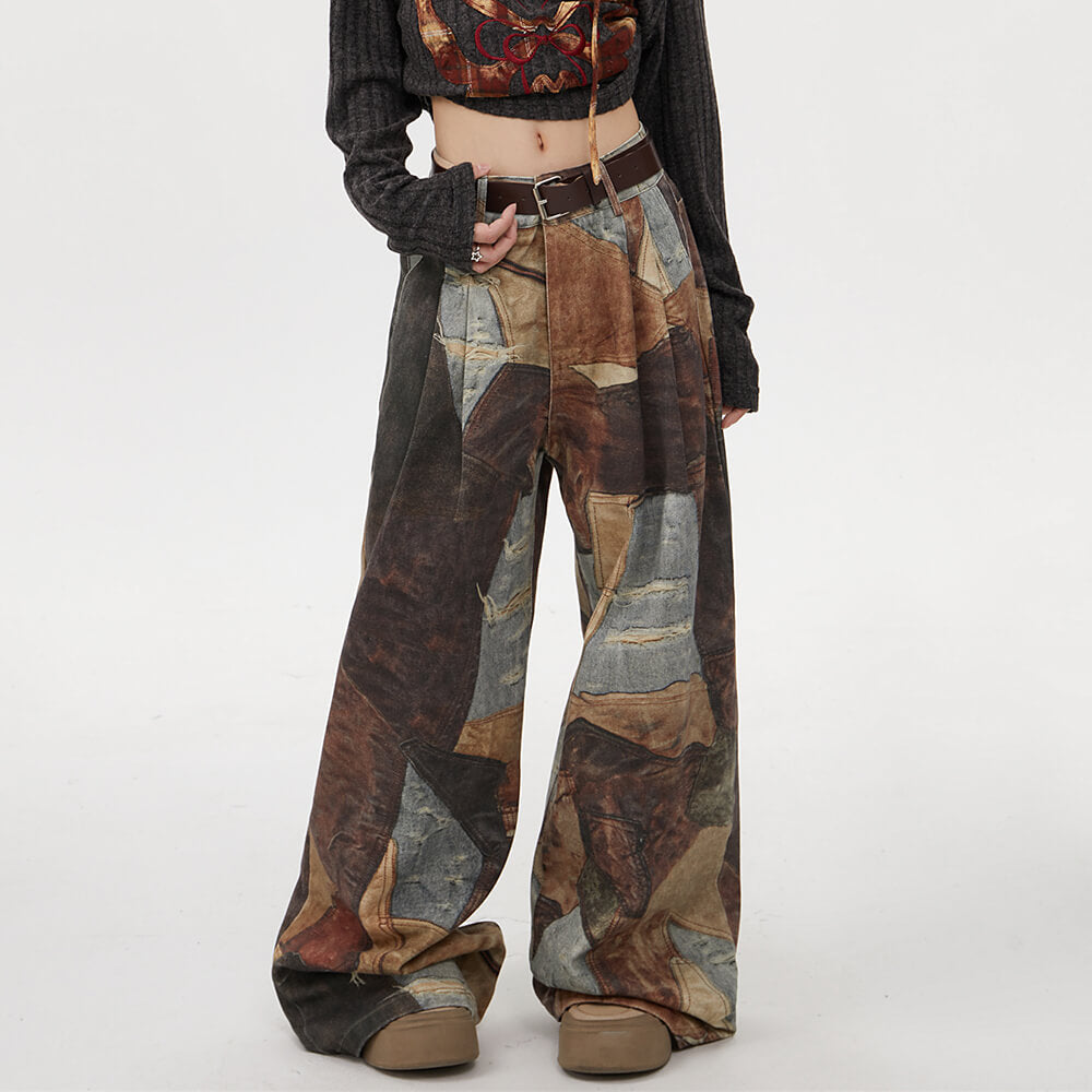 Main Interest Wide Leg Baggy Pants