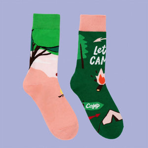 Let's Go Camping Socks