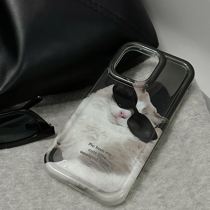 Cat Sunglasses iPhone Case