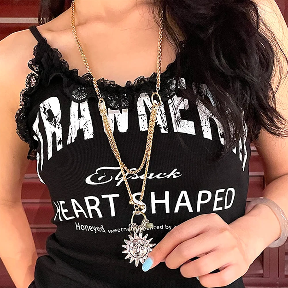 Celestial Aesthetic Layered Necklace