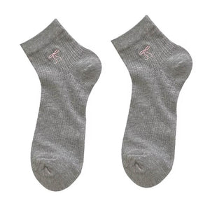 Coquette Bow Print Socks