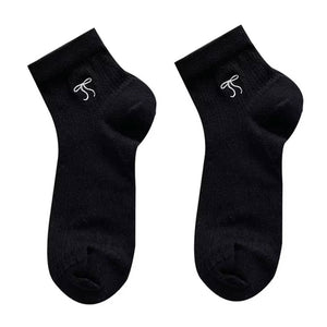 Coquette Bow Print Socks