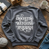 Crochet And Christmas Movie Sweatshirt