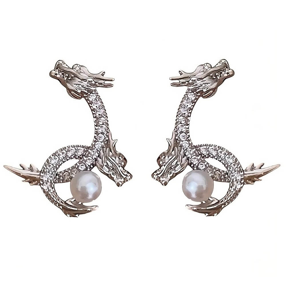 Dragon Pearl Earrings