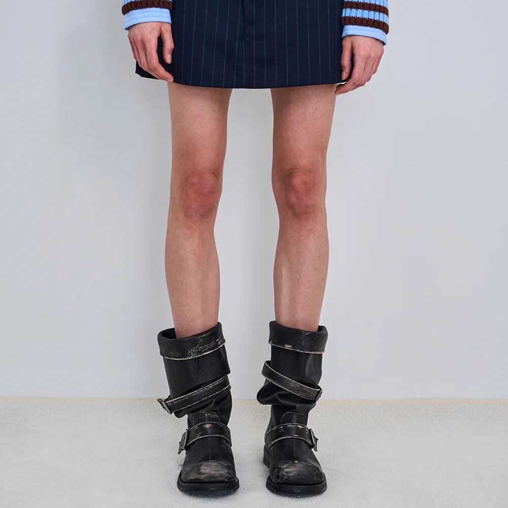 Dusty Road Mid-Calf Buckle Boots