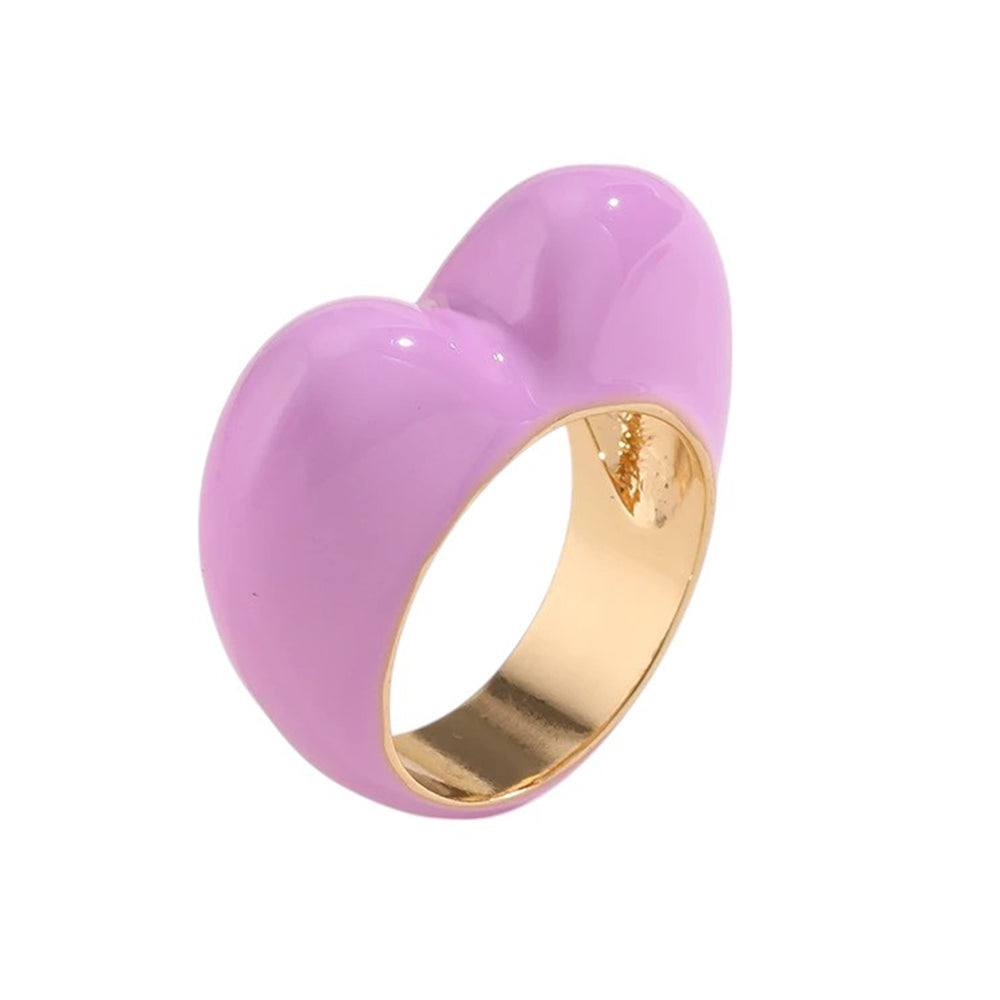 Heart Crush Enamel Ring